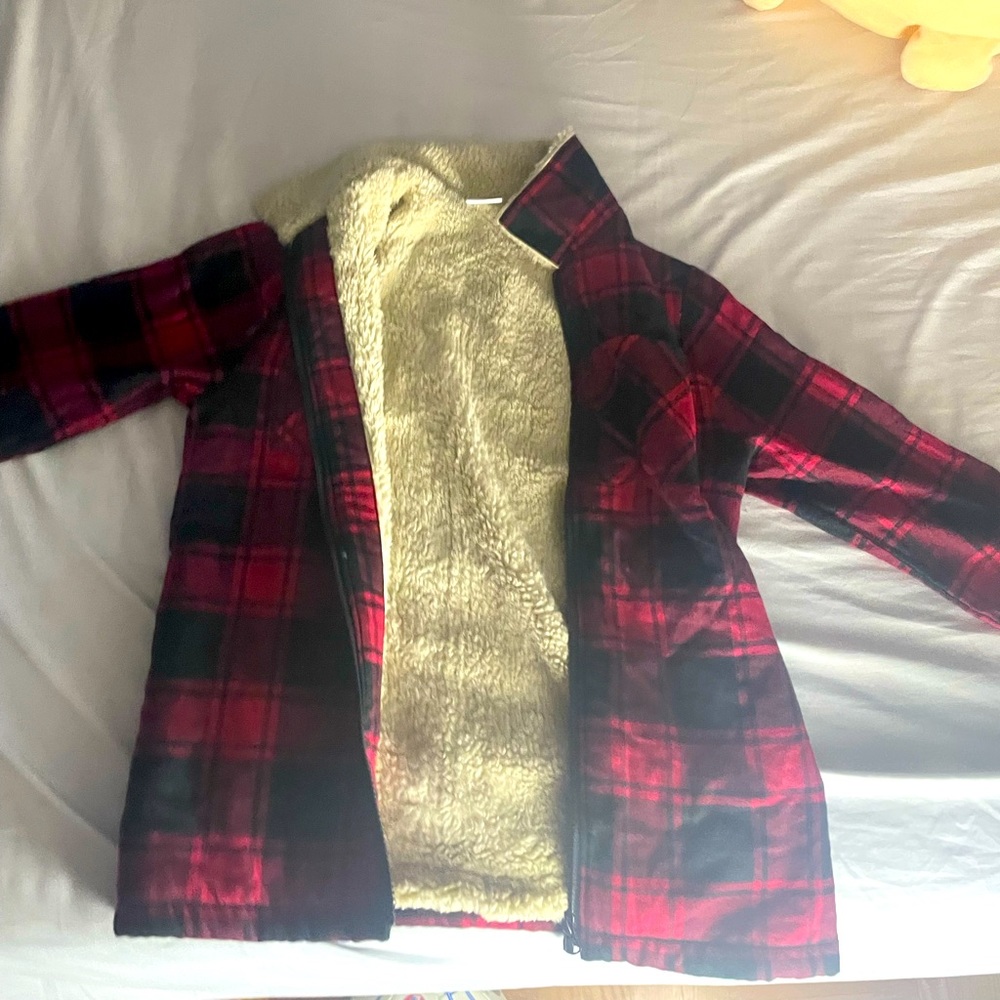 Red and Black plaid jacket